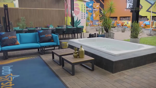 Jacuzzi of the Big Brother Mzansi Season 6 Bazozwa house