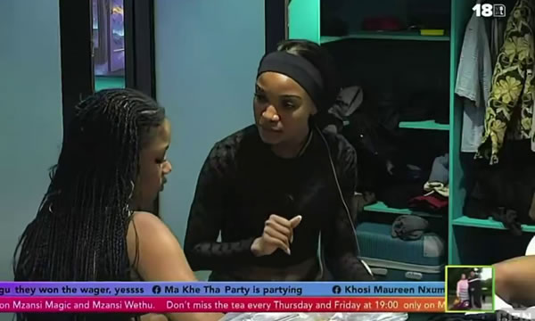 Big Brother Mzansi Season 6 Bazozwa housemates Thandeka and Liema talk issues out