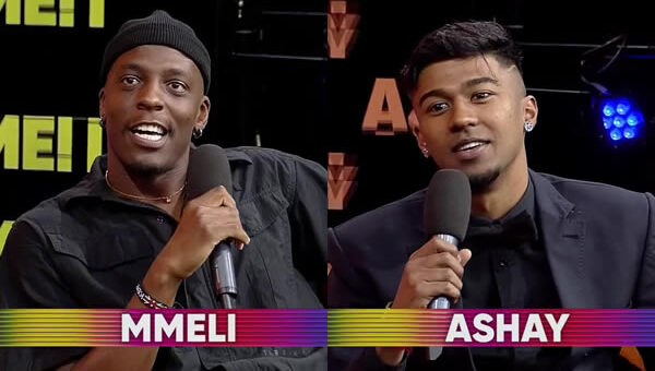 Mmeli and Ashay – the two housemates evicted from Big Brother Mzansi Season 6 Bazozwa at the end of Week 9