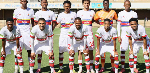 University of Pretoria FC starting 11 against Midlands Wanderers on Saturday 29 August 2026